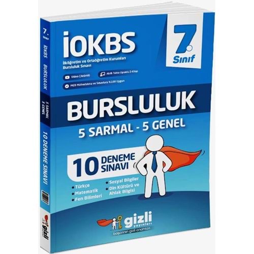 7. Sınıf İOKBS Bursluluk 10 Deneme Sınavı