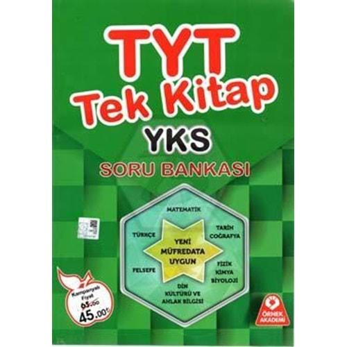 Örnek Akademi YKS TYT Tek Kitap Soru Bankasi (Yeni)