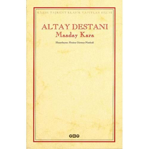 Altay Destanı – Maaday-Kara 3.Baskı