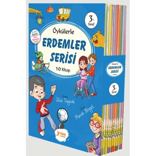 3.Sınıf Erdemler Serisi Kutulu Set (10 Kitap)