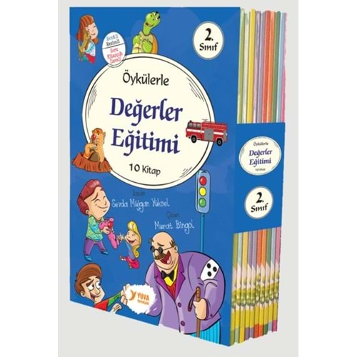 2.Sınıf Değerler Eğitimi Kutulu Set (10 Kitap)