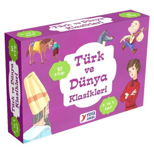 3. ve 4. Sınıf Türk ve Dünya Klasikleri Kutulu Set