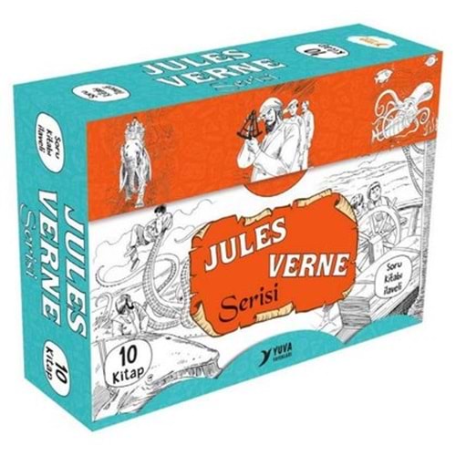 4. Sınıf Jules Verne Serisi Seti - 10 Kitap Takım