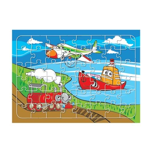 Redka Ahşap Puzzle 30X40 Cm. Araçlar