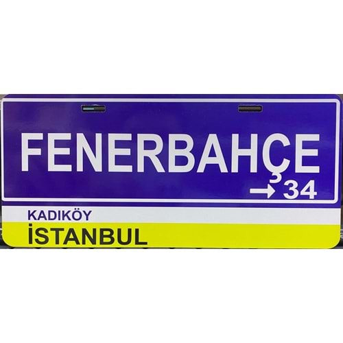 Fenerbahçe Ahşap Plaka 24*11