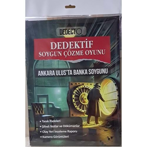 Dedektif Cinayet Çözme Oyunu Ankara Ulusta Banka Soygunu