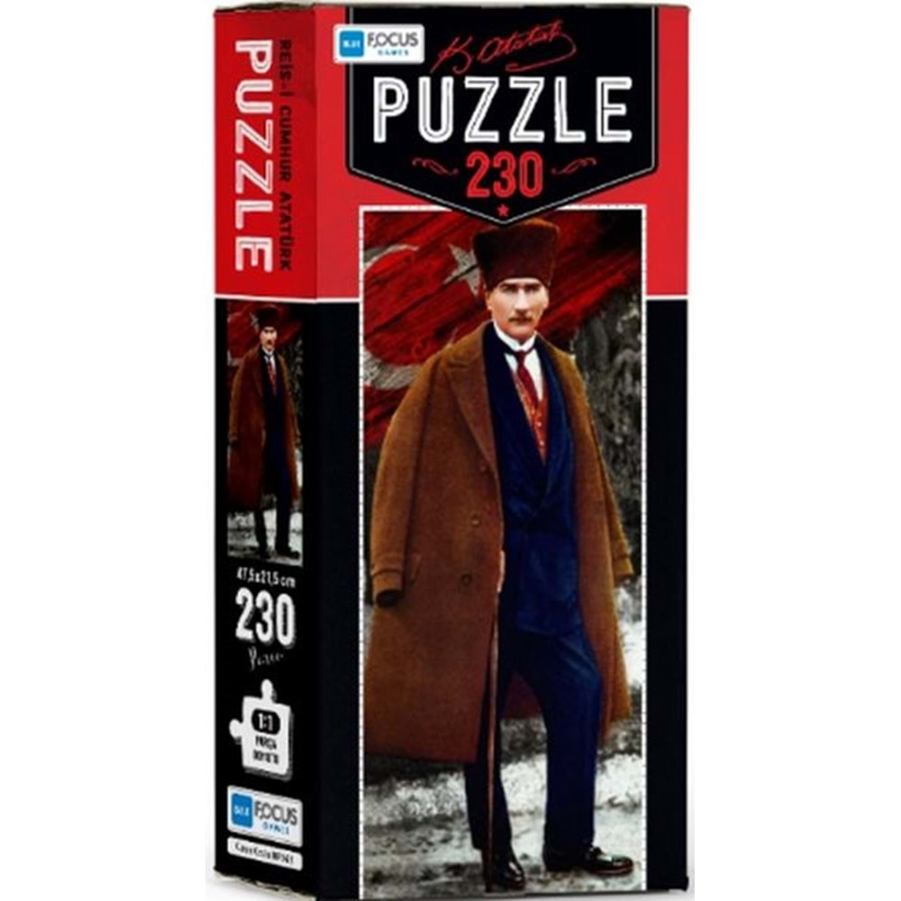 Blue Focus Reis-i Cumhur Atatürk - Puzzle 230 Parça