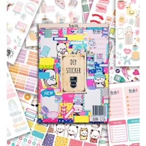Girl Power My DIY Sticker Book 24 * 17 cm 16 Sayfa Özel Tasarım