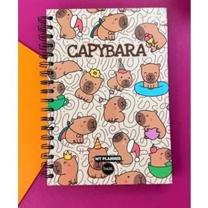 Capybara Mood Tasarımlı Konuşan Ajanda (Bam-1315)