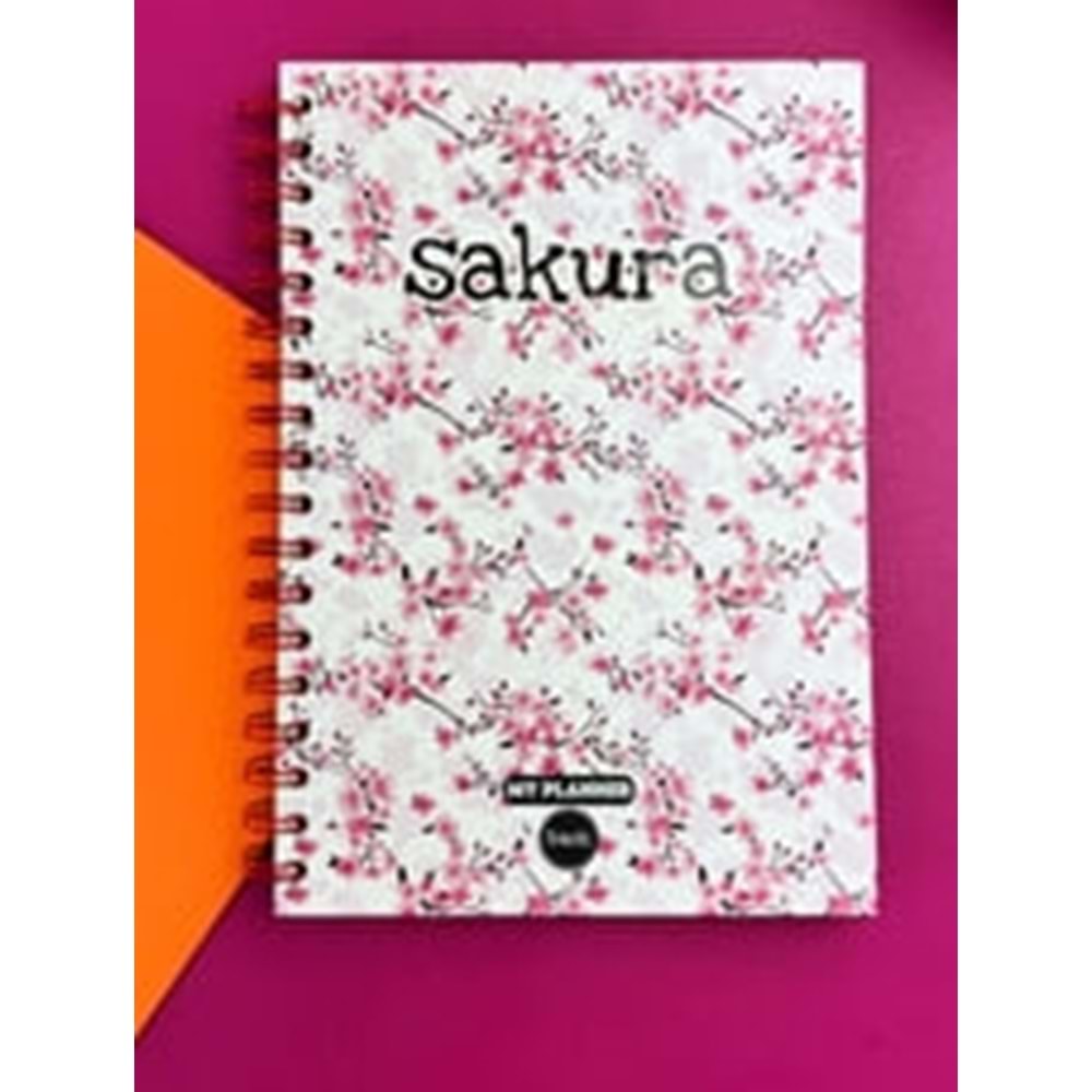 Kırmızı Sakura Tasarımlı Konuşan Ajanda