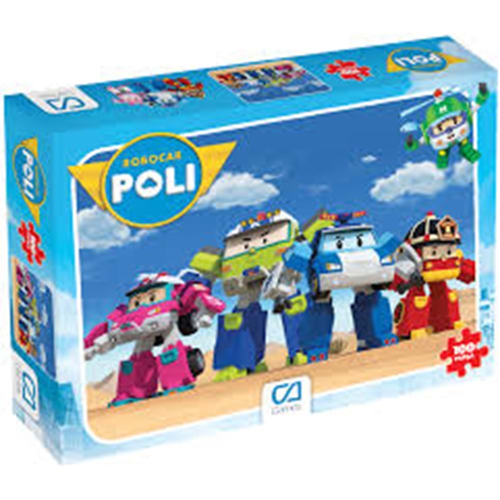 Robocar Puzzle 100 Parça