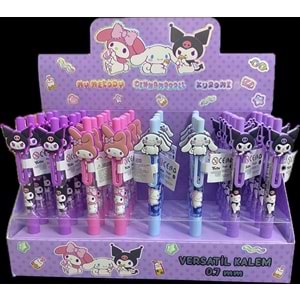 Kuromi & Mymelody & Cınnamarol Versatil Kalem Shınny 07mm 40lı