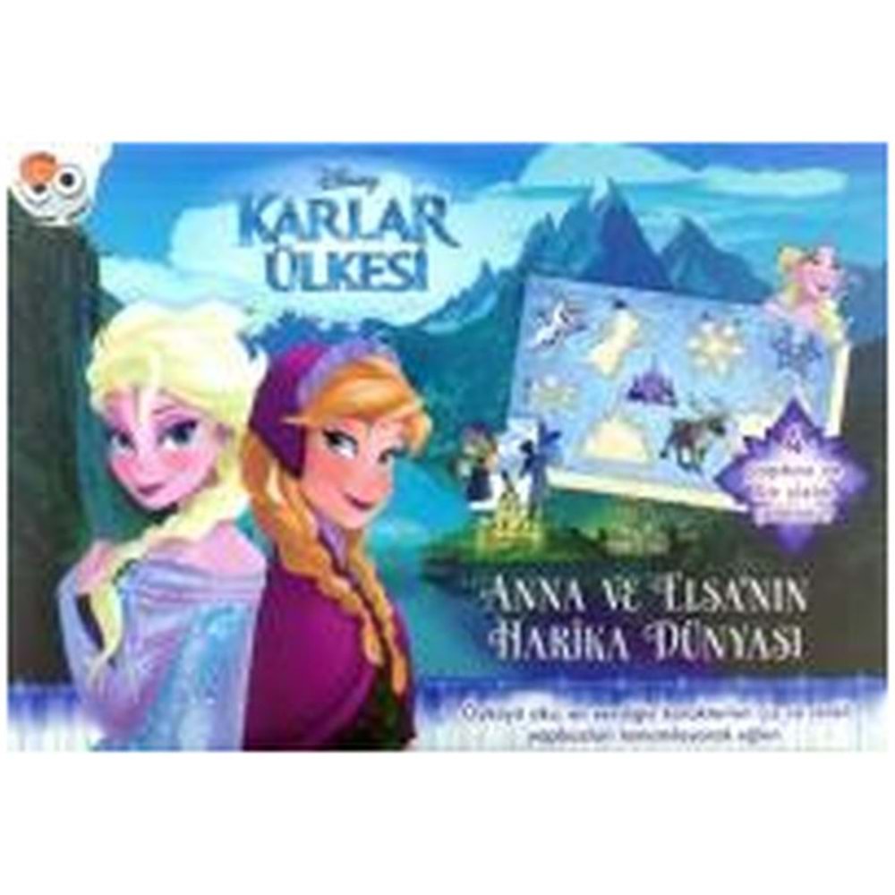 Disney Karlar Ülkesi Anna ve Elsa'nın Harika Dünyası Yapboz Kitabı