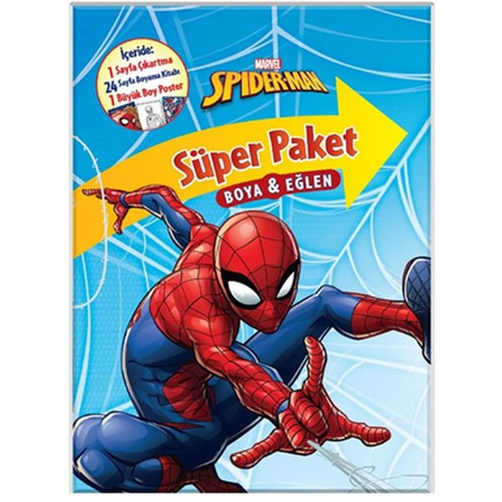 Marvel Spider - Man Süper Paket Boya ve Eğlen