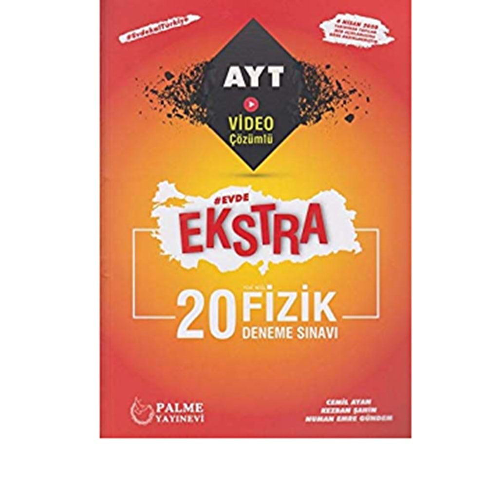 Palme Yks Ayt Ekstra Fizik 20 Deneme Sınavı *Yeni*