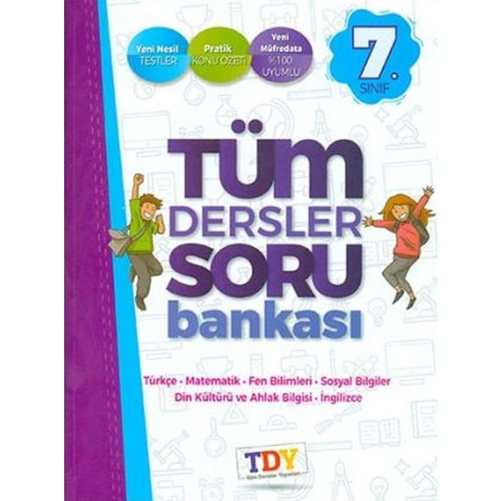 TDY Yayınları 7 Sınıf Tüm Dersler Soru Bankası