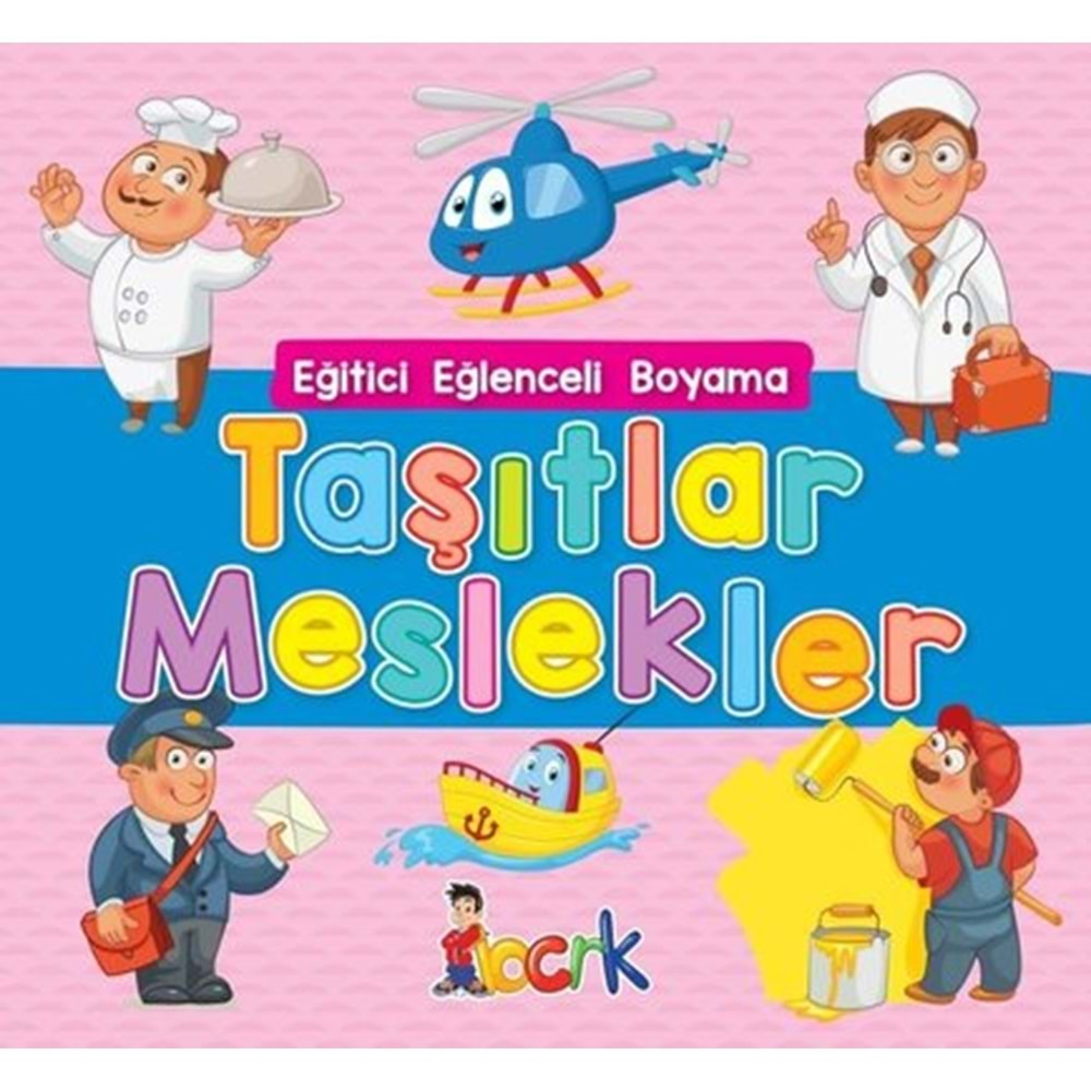 Taşıtlar Meslekler Eğitici Eğlenceli Boyama