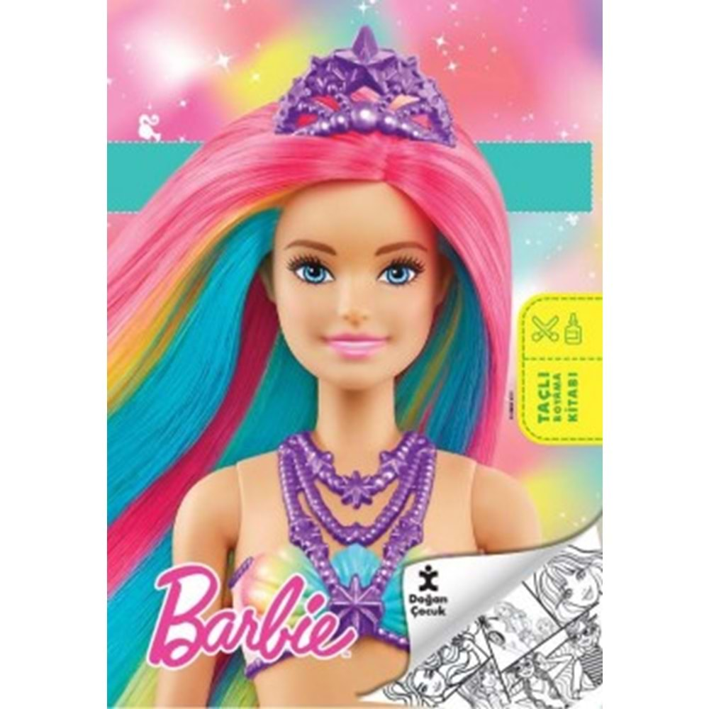 Barbie Taçlı Boyama Kitabı