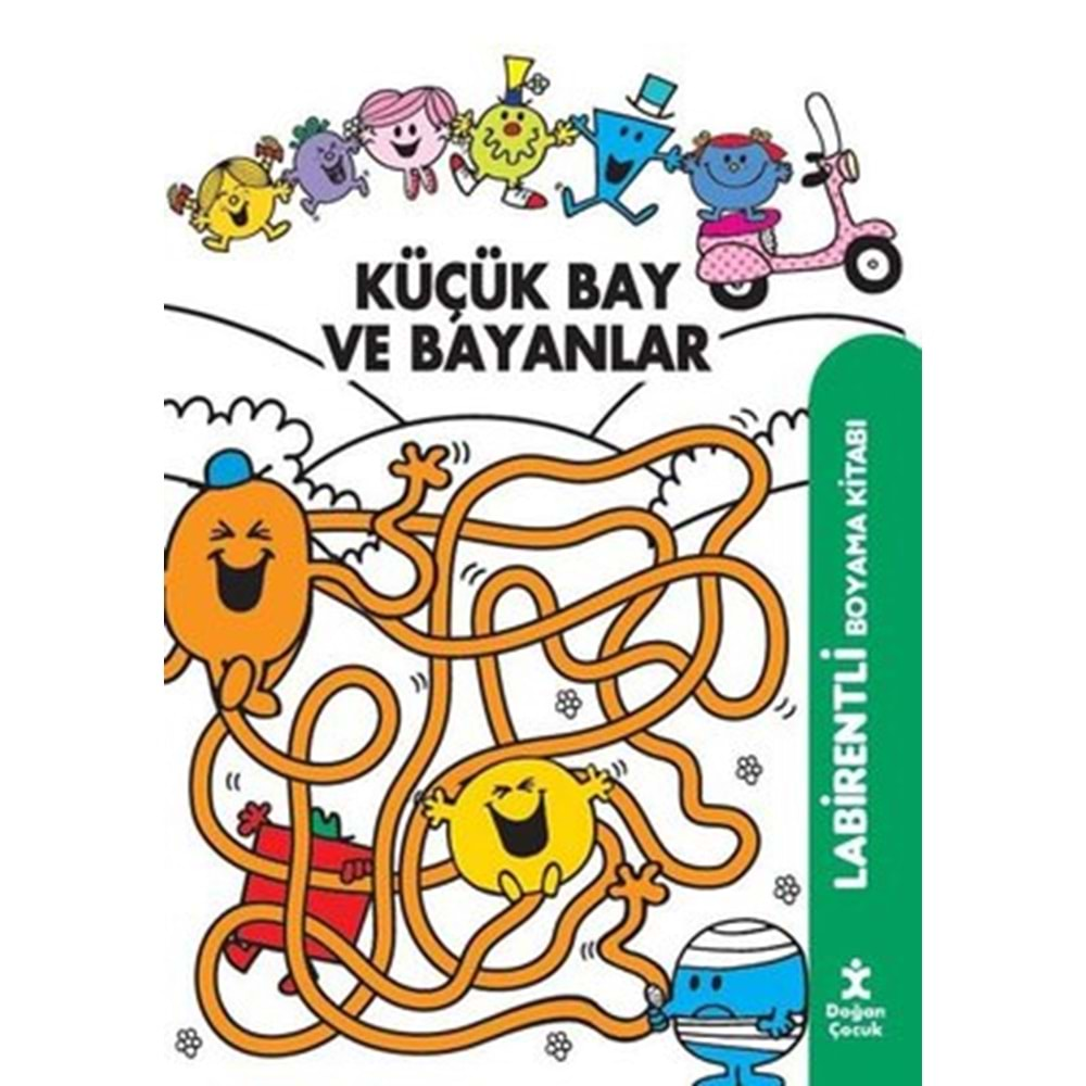 Küçük Bay ve Bayanlar - Labirentli Boyama Kitabı