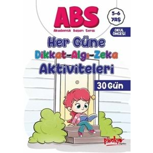 5 - 6 Yaş ABS - Her Güne Dikkat Algı Zeka Aktiviteleri 30 Gün