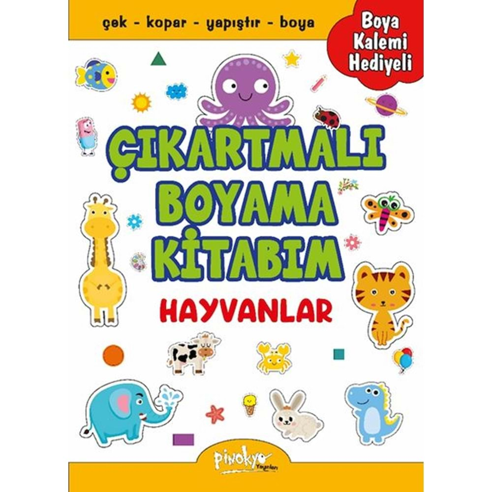 Çıkartmalı Boyama Hayvanlar