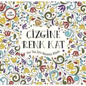 Çizgine Renk Kat Her Yaş İçin Mandala