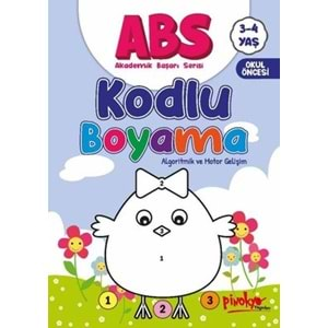 ABS Kodlu Boyama Algoritmik ve Motor Gelişim 3 - 4 Yaş