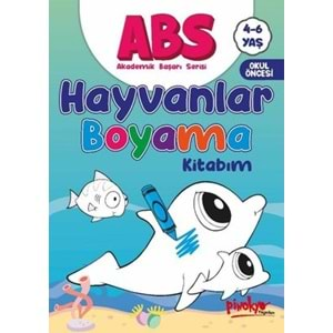 ABS Hayvanlar Boyama Kitabım 4 - 6 Yaş